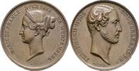 Württemberg Kleine Bronzemedaille Maria Christina (Marie von Orleans) -