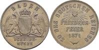 Baden-Durlach Cu-Gedenkkreuzer Friedrich I. 1852-1907 -