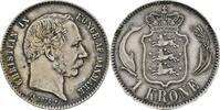 Dänemark 1 Krone Christian IX. 1863-1906. -