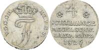 Mecklenburg-Schwerin 4 Schillinge (= 1/12 Taler) Friedrich Franz I. 1785-1837. -