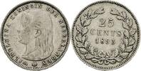 Niederlande, Königreich 25 Cents Wilhelmina 1890-1948. -