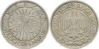 Weimarer Republik 50 Reichspfennig -