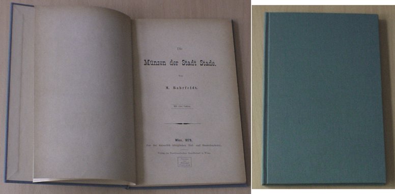 Monographien 1879 Bahrfeldt, M. v. Ganzleinen | MA-Shops