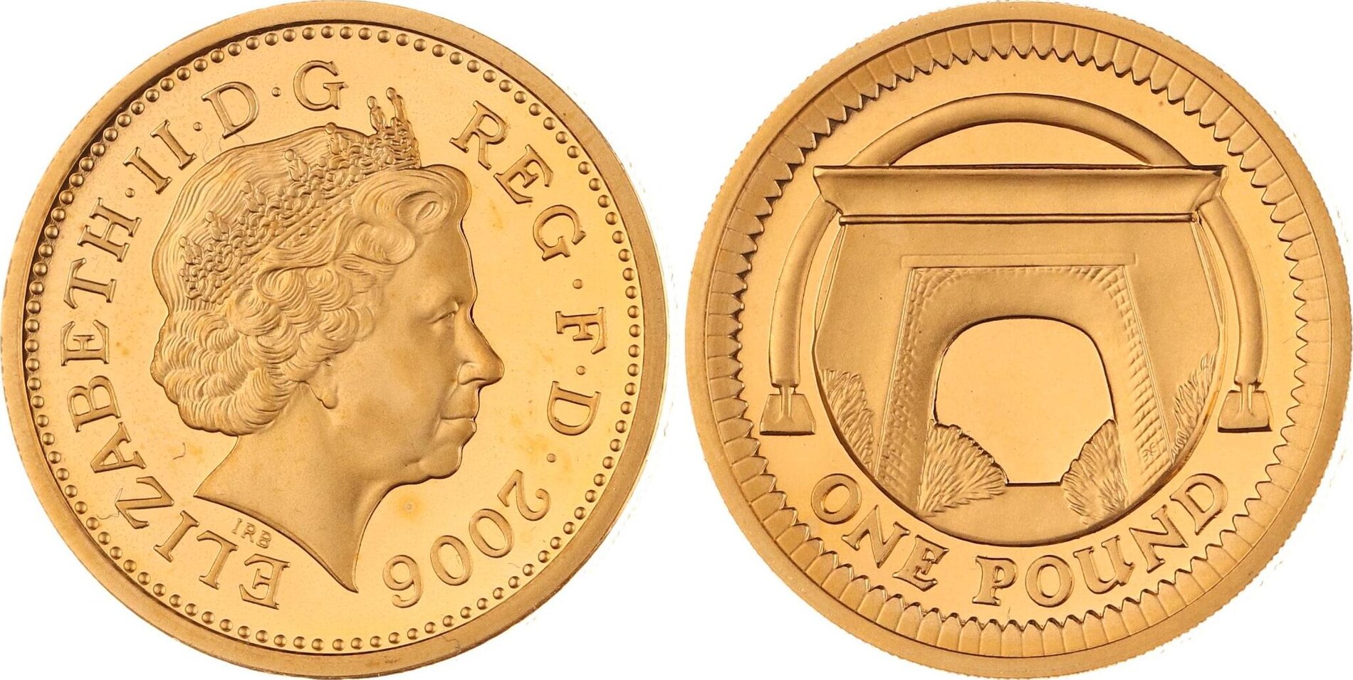 Großbritannien Pound Gold 2006 Elizabeth II. Seit 1952. Proof | MA-Shops