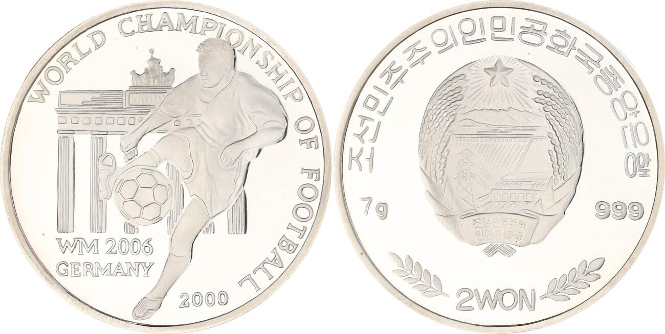 Korea Nord 2 Won 2000 Proof MA Shops korea-nord-2-won-2000-proof-ma-shops