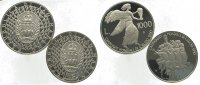Italien-San Marino 1000 und 500 Lire -