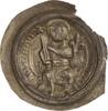 Sachsen-Meißen, markgräflich wettinische Mzst. Brakteat Dietrich der Bedrängte 1197-1221. Randabbruch, EF