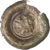 Sachsen-Meißen, markgräflich wettinische Mzst. Brakteat Heinrich der Erlauchte 1221-1248 und seine Nachfolger. Randabbruch, VF