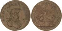 Großbritannien-Hampshire Cu Farthing Admiral Earl Howe. -
