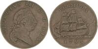 Bermuda Cu Penny George III. 1760-1820. -