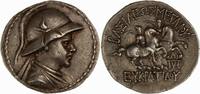 Tetradrachme 171-145 / Chr.  Baktria Eukratides 171-145 v. Chr.  Sauber ... 1875,00 EUR + 10,00 EUR kargo
