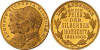 Brandenburg-Preußen Vergoldete Bronzemedaille Wilhelm II. 1888-1918. -