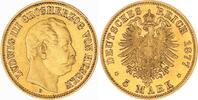Hessen 5 Mark Gold Ludwig III. 1848-1877. -