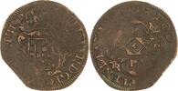 Portugal-Angola Cu 20 Reis Pedro II. 1683-1706. -