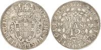 Portugal-Angola 12 Macutas José I. 1750-1777. -