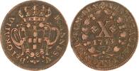 Portugal Cu 10 Reis Joao V. 1706-1750. -