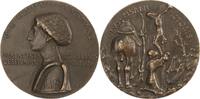 Italien-Cesena, Herrschaft Bronzemedaille Domenico Novello Malatesta 1429-1465. -