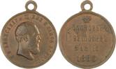 Russland Tragbare Bronzemedaille Alexander III. 1881-1894. -