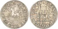 4 Mariengroschen 1676 Braunschweig-Calenberg-Hannover Johann Friedrich 1665-1679. Vorzüglich