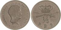 Dänemark Cu 1/5 Rigsbankskilling Christian VIII. 1839-1848. -