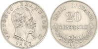 Italien-Königreich 20 Centesimi Vittorio Emanuele II. 1861-1878. -