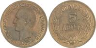 Griechenland Cu 5 Lepta Georg I. 1863-1913. -