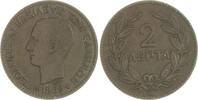 Griechenland Cu 2 Lepta Georg I. 1863-1913. -