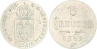 Römisch Deutsches Reich 6 Kreuzer Franz Joseph I. 1848-1916. -