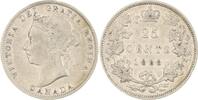 25 Cents 1888 Kanada (Canada) Victoria 1837-1901. Sehr schön +