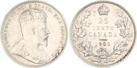Kanada (Canada) 25 Cents Edward VII. 1901-1910. -