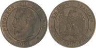Frankreich Cu 10 Centimes Napoleon III. 1852-1870. -