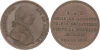 Bayern Bronzemedaille Maximilian I. Joseph 1806-1825. -