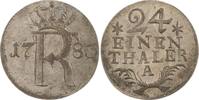 Brandenburg-Preußen 1/24 Taler Friedrich II. 1740-1786. -