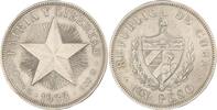 Amerika-Kuba / Cuba Peso 1933 Republik seit 1902. Winz. Randfehler, sehr... 98.37 US$  +  11.57 US$ shipping