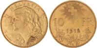 Schweiz-Eidgenossenschaft 10 Franken Gold 1912 B Sehr sch&ouml;n - vorz&uuml;glich 607.56 US$  +  11.57 US$ shipping