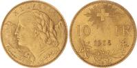 Schweiz-Eidgenossenschaft 10 Franken Gold 1915 B Vorz&uuml;glich 549.70 US$  +  11.57 US$ shipping