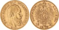 W&uuml;rttemberg 10 Mark Gold 1873 F Karl 1864-1891. Sehr sch&ouml;n 630.71 US$  +  11.57 US$ shipping