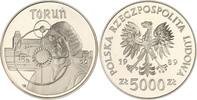 Polen 5000 Zlotych 1989 Volksrepublik 1952-1989. Polierte Platte 39.35 US$  +  11.57 US$ shipping