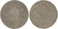 Kleinm&uuml;nzen 1 Mark 1893 A Sehr sch&ouml;n 17.36 US$  +  11.57 US$ shipping