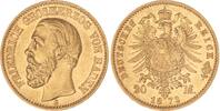 Baden 20 Mark Gold 1872 G Friedrich I. 1856-1907. Fast vorz&uuml;glich 1,446.58 US$  +  57.86 US$ shipping