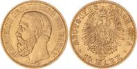 Baden 10 Mark Gold 1876 G Friedrich I. 1856-1907. Sehr sch&ouml;n + 636.49 US$  +  11.57 US$ shipping