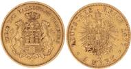 Hamburg 5 Mark Gold 1877 J Sehr sch&ouml;n 607.56 US$  +  11.57 US$ shipping