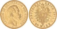 Hessen 20 Mark Gold 1874 H Ludwig III. 1848-1877. Sehr sch&ouml;n - vorz&uuml;glich 2,025.21 US$  +  57.86 US$ shipping