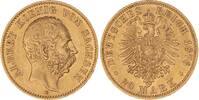 Sachsen 20 Mark Gold 1876 E Albert 1873-1902. Sehr sch&ouml;n + 1,272.99 US$  +  57.86 US$ shipping