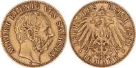 Sachsen 10 Mark Gold 1891 E Albert 1873-1902. Sehr sch&ouml;n 636.49 US$  +  11.57 US$ shipping