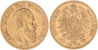 W&uuml;rttemberg 10 Mark Gold 1872 F Karl 1864-1891. Sehr sch&ouml;n 607.56 US$  +  11.57 US$ shipping