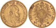 W&uuml;rttemberg 20 Mark Gold 1873 F Karl 1864-1891. Sehr sch&ouml;n + 1,272.99 US$  +  57.86 US$ shipping