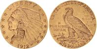 Amerika-USA 2 1/2 Dollars Gold 1912 Sehr sch&ouml;n + 867.95 US$  +  11.57 US$ shipping