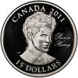 Canada  2011 $15 Prince Henry of Wales (Prince Harry) 5751 Struck! PL67