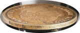GERMANY 1841 Wurttemberg, William I. Silver Regnal Anniversary Gulden Coin. AU-UNC (gold-plated!)